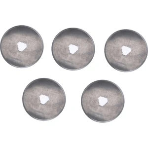 Yuvarlak Bıçak 45 Mm Rulet Disk Kumaş Kesici Yedek Bıçağı 5 Adet
