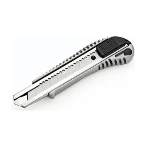 Maket Bıçağı Tek Bıçaklı Metal 18 mm