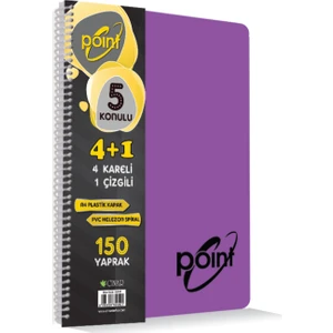 Poınt 150 Yp.4+1 Ayraçlı Okul Defteri