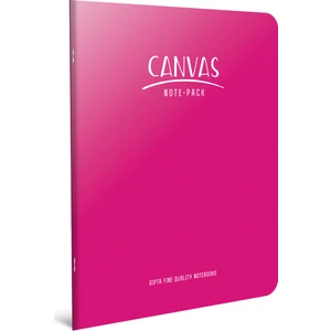 Canvas Tel Dikişli Plastik Kapak Defter A4 80 Yp Kareli