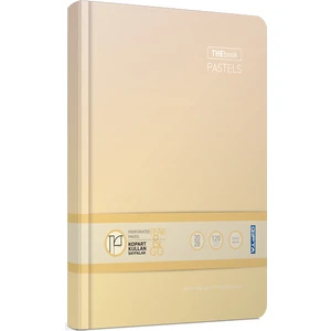 Thebook Pastels İp.Dikişli Sert Kapak Defter 14X20-160 Yp.Çizgili