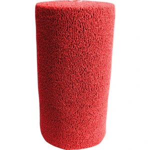 ABK Plastik Kıvırcık Kaydırmaz Paspas 14 Mm Kaymaz Yolluk Kaydırmaz Halı 100cm KIRMIZI