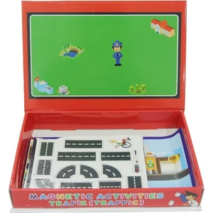 Manyetik Aktiviteler Puzzle Trafik Oyunu