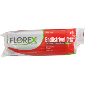 Endüstriyel Orta Siyah Çöp Torbası 55X60Cm 1 Rulo