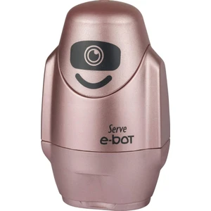 E-Bot Silgili Kalemtıraş Metalik Roze Tekli