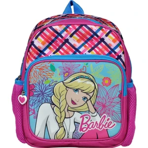 Barbie Simli İki Bölmeli Pembe Anaokulu Çantası - Hakan 96524