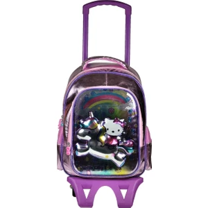 Hello Kitty Pembe Çekçek Okul Çantası - Hakan Çanta 95848