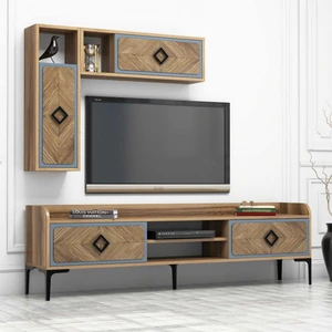 Variant Samba Tv Ünitesi - Ceviz / Mavi