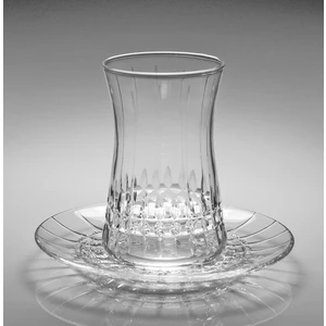 Butik Şahenk Desenli Çay Bardak Takımı Heybeli