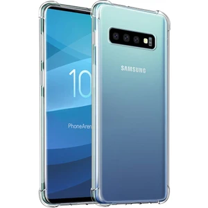 DVR Samsung Galaxy S10 Silikon Kılıf Şeffaf Darbe Koruma (Şeffaf)