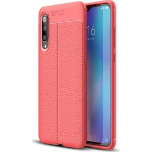DVR Samsung Galaxy A70 Kılıf Özel Karbon Niss Deri Görünümlü (Kırmızı)