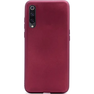 DVR Xiaomi Mi 9 Kılıf Silikon Premier (Mürdüm) + Nano Cam Ekran Koruyucu