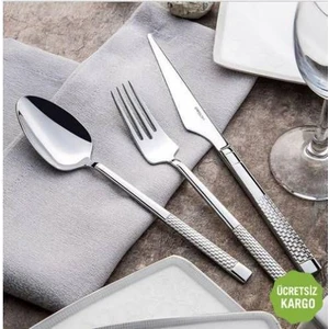 Side 84 Parça Lüks Kutulu Çatal Kaşık Bıçak Seti