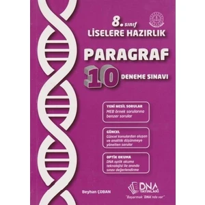 Dna 8. Sınıf Paragraf 10 Lu Deneme Sınavı-Yeni