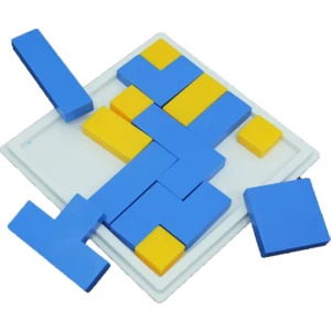 Güçlü Plastik Plastik Tangram Puzzle