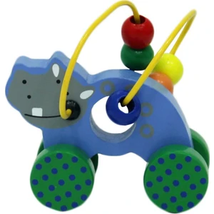 Tahta Boncuk Oyunu Su Aygırı Figürlü