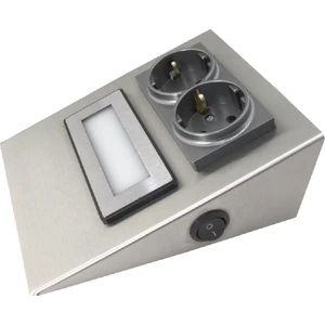 Tezgah Altı Pri̇z Spotlu Paslanmaz Inox