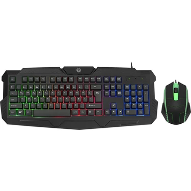 Gamemax FK-G440QU Oyuncu Işıklı Kablolu Klavye & Mouse