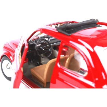 Burago 1/24 Ölçek Fiat 500L 1968 Model Klasik Araba Fiyatı