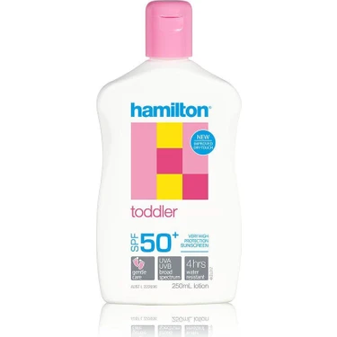 Hamilton Toddler Lotion SPF 50+ 250 ml - Çocuklar İçin Güneş Koruyucu