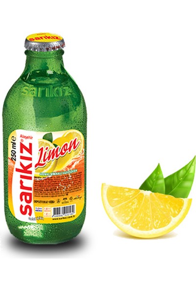 Alaşehir Sarıkız Meyve Aromalı Maden Suyu 24' lü 250 ml Limon