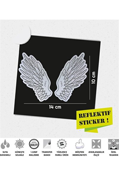 Çınar Extreme Seraphim Melek Kanat Reflektif Sticker