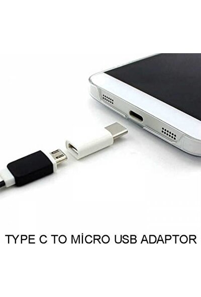 Kuvars Type-C USB 3.1 To Micro USB Çevirici Adaptör