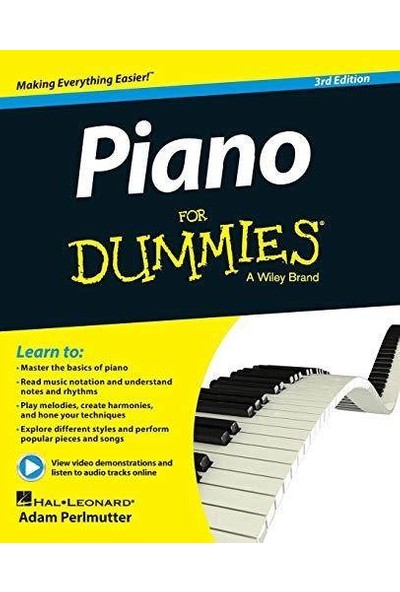 Piano For Dummies, Book + Online Video & Audio Instruction, 3rd Edition - Hal Leonard Corporation