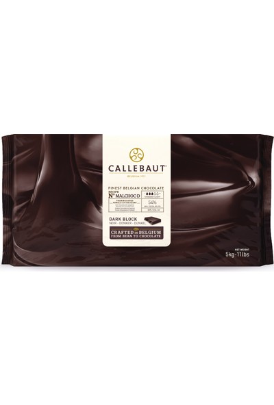 Callebaut Şeker İlavesiz Bitter Çikolata - 5 kg