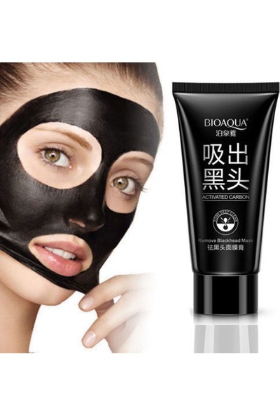 Bioaqua Aktif Karbon Siyah Nokta ve Gözenek Temizleme Maskesi 60 gr