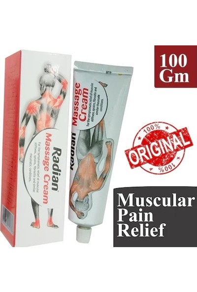 Radian Massage Cream Masaj Ağrı Kremi 100 gr
