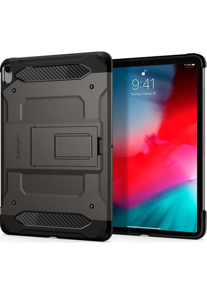 Apple iPad Pro 11" (2018) Kılıf Tough Armor TECH Gunmetal - 067CS25222