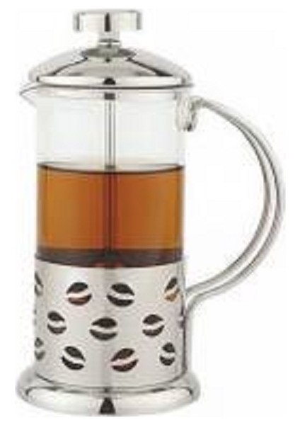 French Press 600 ml (Metal Bitki Çay Demliği)