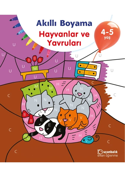 4-5 Yaş Hayvanlar Ve Yavruları Uçanbalık Yayıncılık