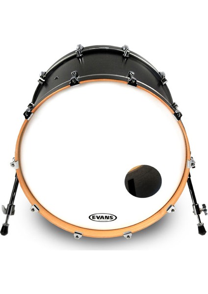 Deri 22 Resonat Smooth Kick Beyaz Ön Delikli Tek Ka