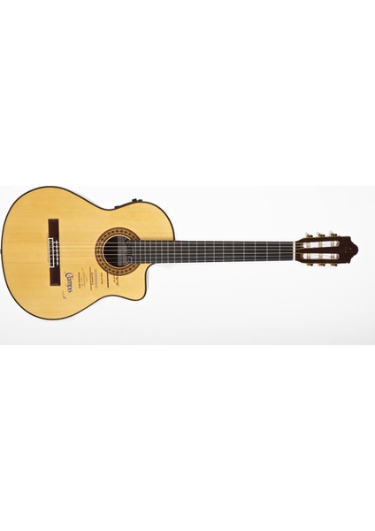 Elektro Klasik Gitar Ladin Kapak Fıshman Pro Blend