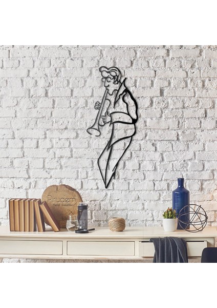 Musician Metal Tablo 30 x 70 cm