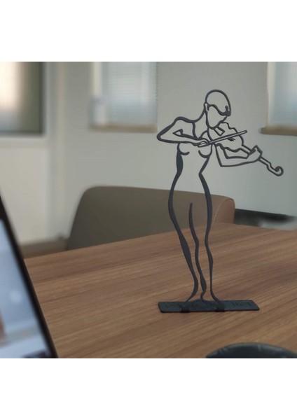 Violinist POD Metal Tablo 19 x 30 cm fiyatları