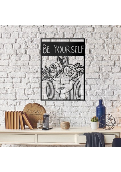 Be Yourself Metal Tablo 50 x 70 cm