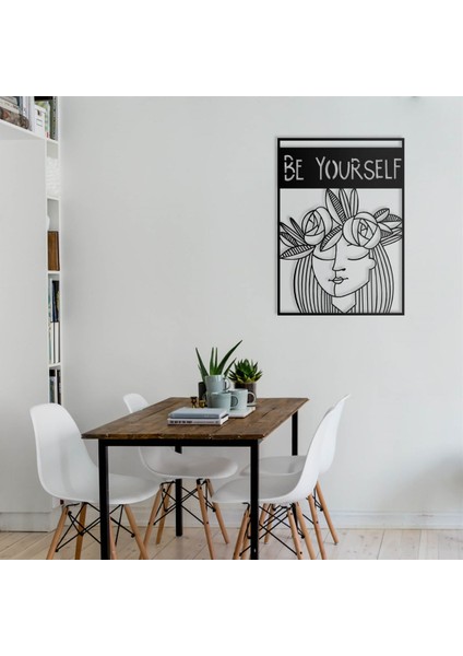 Be Yourself Metal Tablo 50 x 70 cm