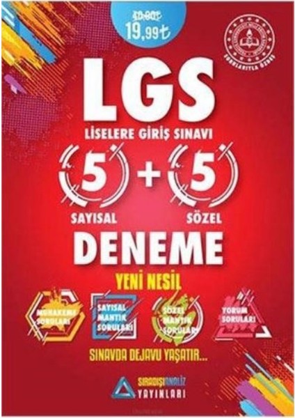 Sıradışıanaliz Lgs Yeni Nesil 5 Deneme