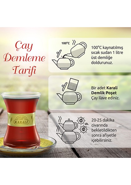 Premium Jumbo Demlik Poşet Siyah Çay 100x24 gr