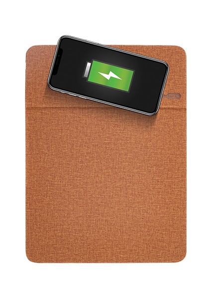 Wireless Mouse Pad Kahve 6614
