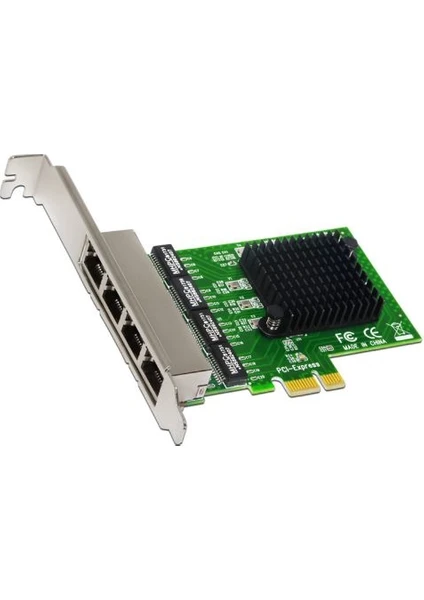 Smart 4 Port Gigabit Lan PCI Express Kart