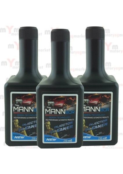 bor Nano Bor İçerikli Enjektör Ve Pompa Temizleyici 250ML X 3 (Benzin&Dizel Uyumlu)