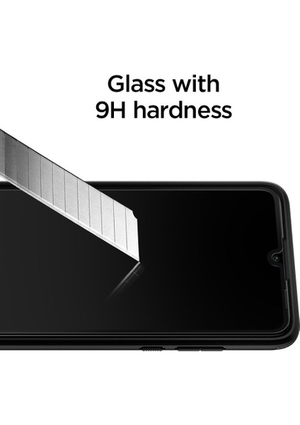 Huawei P30 Lite Cam Ekran Koruyucu Tam Kaplayan GLAS.tR Slim Full Cover Black - L39GL26019