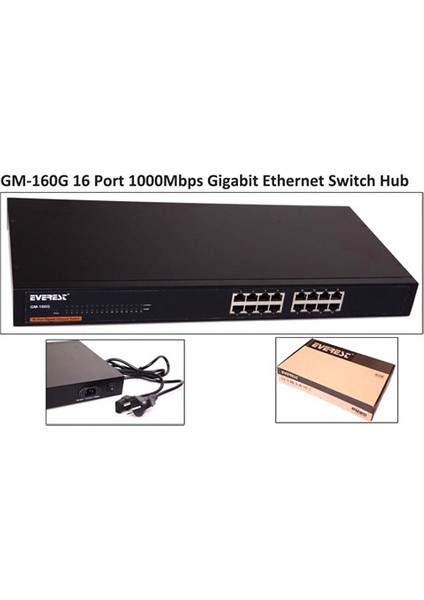 Gm-160G 16 Port 1000Mbps Gigabit Ethernet Switch