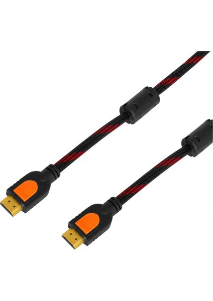 FA-HD42 HDMI to HDMI Altın Uçlu 3D Örgülü Kablo (5m)