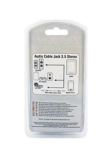 LCAEHJACKBK2 Hightech Audio Stereo 3,5mm JACK to 3,5mm JACK 1.5m Siyah Ses Kablosu