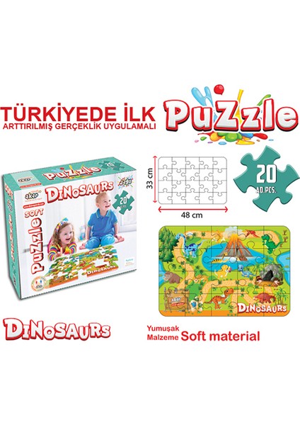 Jagu 33X48 Cm Puzzle Dinazor